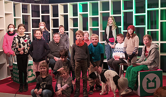 KiTi-Gruppe im Studio