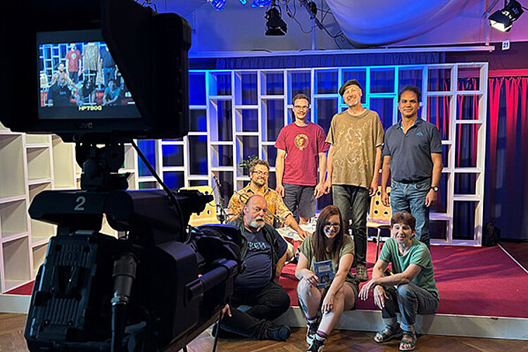 Readktionsgruppe "Kunst und Kultur" im Studio