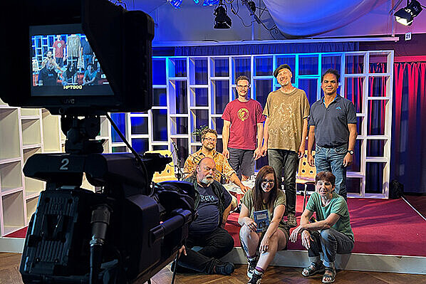 Readktionsgruppe "Kunst und Kultur" im Studio