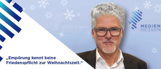 „Empörung kennt keine Friedenspflicht zur Weihnachtszeit.“ - Prof. Dr. Murad Erdemir